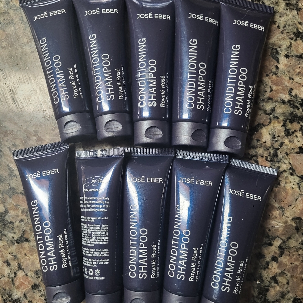 Jose eber lot 10 each 1.0 Oz conditioning shampoo Royale rose new travel size